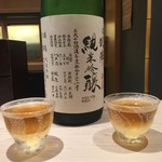 寿司 中川 - この飴色　美しい　謹んでいただきました