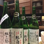 寿司 中川 - 寿司をいただきながら飲んだ悦凱陣たち
