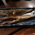 郷土料理 炉ばた 俺ん家 - コマイ焼きです。