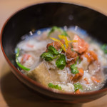 うを徳 - 但州（たじま）香住（かすみ）の雌蟹（せこがに）＋山城（やましろ）蝦薯蕷（えびいも）