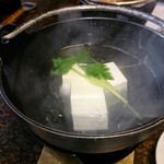 江戸三 - 朝ごはん♪湯豆腐