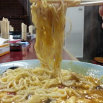 大門 - あんかけラーメン850円 麺アップ