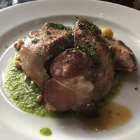 BISTRO DOUBLE - イベリコ豚のロティ フレグラ ロメーヌレタスのソース