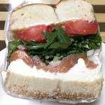 マルイチベーグル - スモークサーモン1/2（590円）