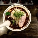 スパイス・ラー麺 卍力 - ＜2017年11月再訪・21回目＞スパイスラーメン・もやし・880円
