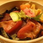 Sushi Osa Uchi - ランチの赤身づけ丼1800円