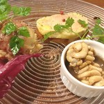 Ａlvino - 前菜板盛り３種