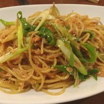 Ａlvino - 桜エビと長葱のペペロンチーノ