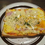 星乃珈琲店 - ハムチーズトースト（500円）