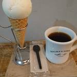 マイティ ステップス コーヒー ストップ - マルカルポーネアイスクリームと浅煎りエチオピアのコーヒー(17-11)