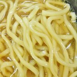 亀家 - 渡辺製麺の麺はしっかり硬め。