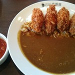 カレーハウス ＣｏＣｏ壱番屋 - カキカレー 旨唐トマトソーストッピング