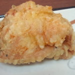 もっちりつけめん しゃりん - サイドメニューの鶏唐揚げ