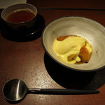 眞 - 次郎柿と酒粕のアイス