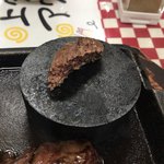 県民ステーキ - 2017年11月19日  焼き石で、好みの焼き加減に