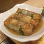 Okonomiyaki To Teppanyaki Waga-Ya - 厚揚げの豚巻き