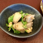 ジャム cafe 可鈴 - 里芋と菊菜のくるみ和え
