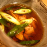 手打そば 乃田 - 鴨鍋のスープのイメージ（まかない）