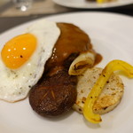 焼き野菜添えです