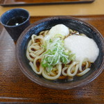 美濃うどん工房 - 2017.11 温玉山うどん(430円)