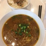 Jaika Kansai - 肉味噌ラーメンと鮭わかめご飯