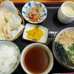 こだぬき亭 - 天ぷら定食700円