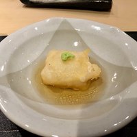 ぎんざ 一二岐 - 『かつをと旬魚のセット 2600円(税抜)』
                揚げ胡麻豆腐
