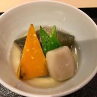 ぎんざ 一二岐 - 野菜の炊き合わせ