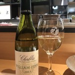 心斎橋神楽 - シャブリ♡イエーイ♡呑みすぎ対策でハーフね（爆