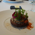 レストラン・モリエール - ◆仔羊のリードヴォー 厚みのある椎茸の上に仔羊をのせ、焼かれています。