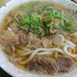 立ち食いうどん 味沢 - ぼっかけうどん(410円)