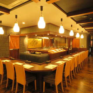 Enjoy our specialty Seafood in a spacious and high-quality space.