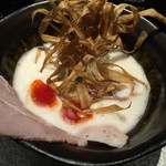 鶏 soba 座銀 本店 - 鶏Soba＋燻製玉子