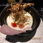 鶏 soba 座銀 本店 - ごぼうがくねくねしてる。見映えするね。
