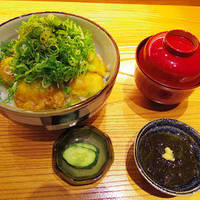 和み酒 仁 - 【北新地でランチ】 ネギ穴子天丼　\1000