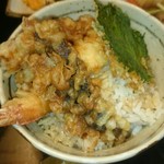 くるまや - ミニ天丼