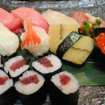 Matsuki sushi - 天麩羅御膳寿司盛り