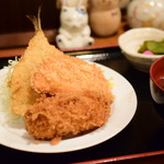 Nekoya - ミックスフライ定食＠税込900円