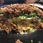 沖食堂 - 牛丼の断面