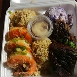 Broke da mouth grindz - SHORT Rib&Garic Shrimp