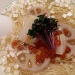 麺屋 六感堂 - 帆立づくし蕎麦（某日限定）