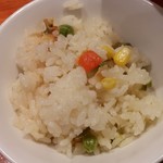 麺屋 六感堂 - 帆立のピラフ（チャコ飯）