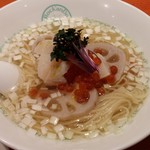 麺屋 六感堂 - 帆立づくし蕎麦（某日限定）