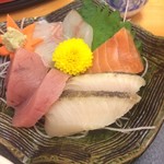 魚七商店　結 - 刺身です。