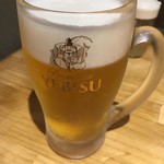 たまには焼肉 - (ドリンク)えびす生ビール