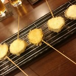 串天　山本家 - チーズと海苔の串天【2017.11】