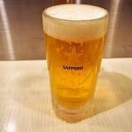 寿し秀 - 生ビール
