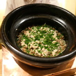 虎白 - アナゴとゴボウの炊き込みご飯