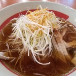 幸楽苑 - 醤油ネギラーメン (490円)