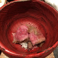 鳥茂 - 牛ロースご飯